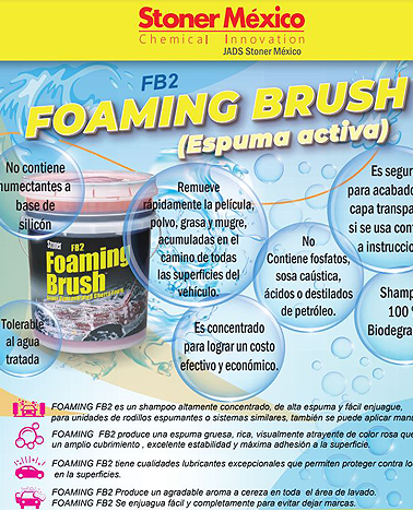 FOAMING Brush FB2 (1Lt Mayoreo, + de 25 lt)