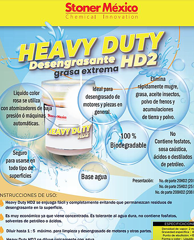 Heavy Duty HD2 (1Lt Menudeo, - de 25 lt)